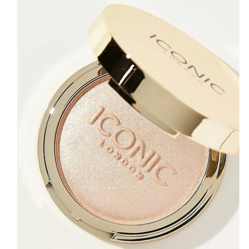 NEW ICONIC London Lit & Luminous Baked Highlighter Universal‎ Glow Powder